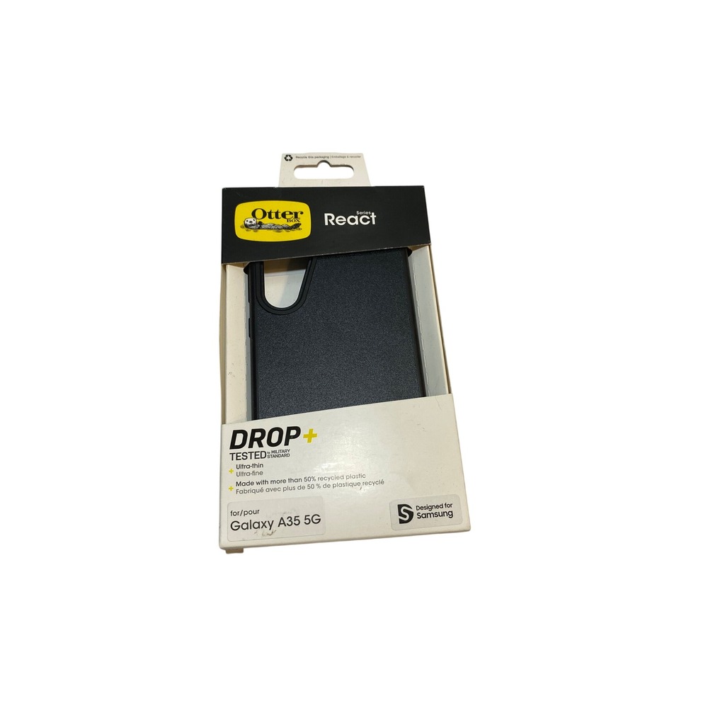 OtterBox React Series‎ Case for Samsung Galaxy A35 5G Black Ultra-Thin 77-95781